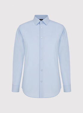 Błękitna koszula bawełniana