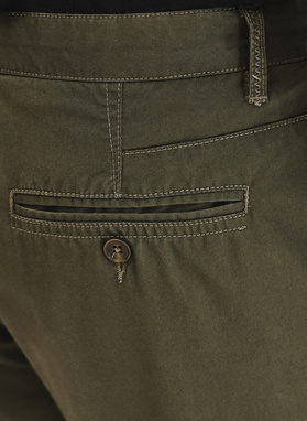 Bawełniane zielone szorty męskie