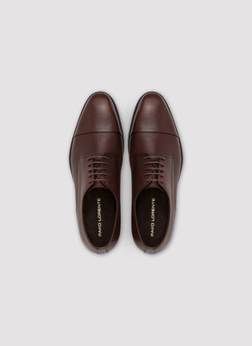 Brązowe półbuty męskie