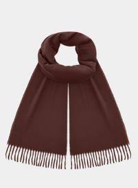 Brązowy szalik męski