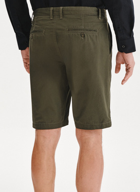 Bawełniane zielone szorty męskie