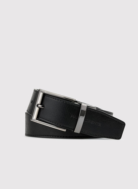 Dwustronny skórzany pasek męski