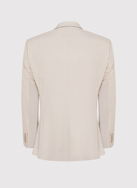 Dwuczęściowy garnitur męski w kolorze beżowym