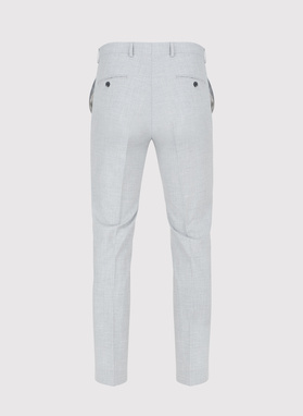 Spodnie garniturowe w kolorze jasnoszarym