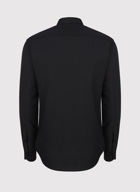 Męska elegancka koszula w kolorze czarnym