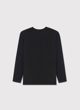 Męski longsleeve w czarnym kolorze, dwupak