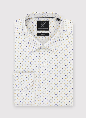 Męska koszula w mikrowzór