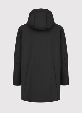 Puchowa kurtka męska w czarnym kolorze