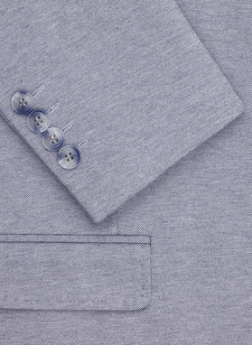 Dzianinowa marynarka w kolorze niebieskim