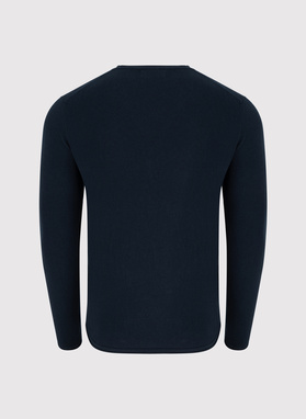 Granatowy kardigan męski