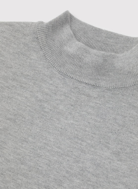 Szary półgolf męski