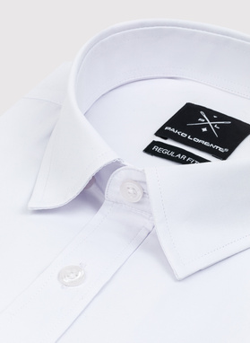 Elegancka biała koszula męska w fasonie Regular