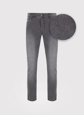 Szare jeansowe spodnie męskie