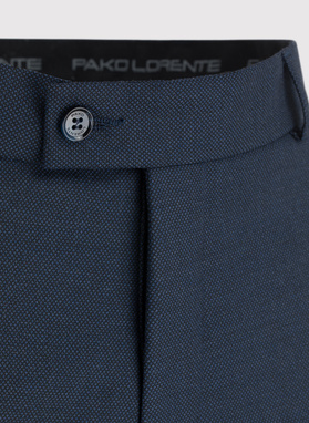 Spodnie garniturowe w kolorze granatowym