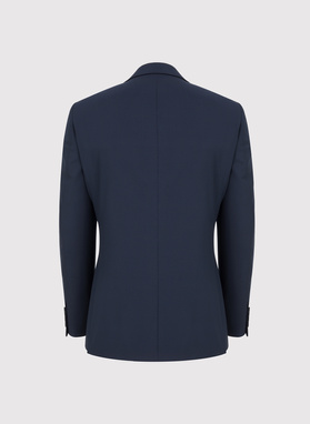 Garnitur męski w subtelną kratę