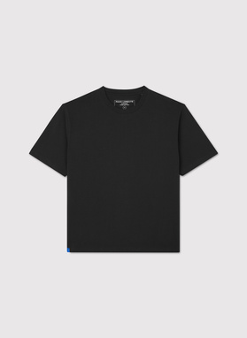 Czarny t-shirt oversize