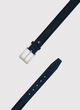 Granatowy pasek męski