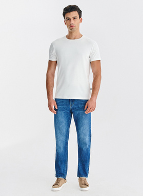 Ecru t-shirt męski