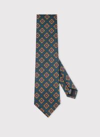 Zielony krawat męski