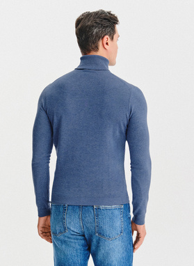 Golf męski w niebieskim kolorze