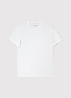 Biało-czarna piżama męska z bawełną