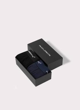 Zestaw 2 sztuk bokserek w kolorze czarnym i granatowym