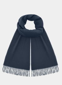 Granatowy szalik męski