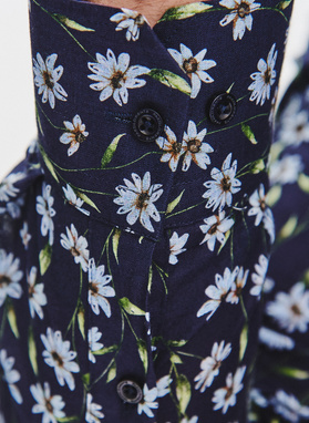 Bawełniana koszula w kwiaty