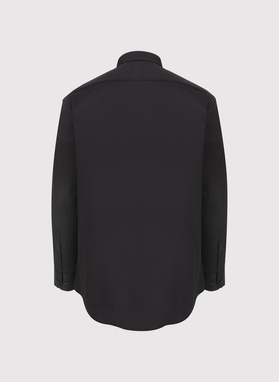 Czarna koszula męska z długim rękawem