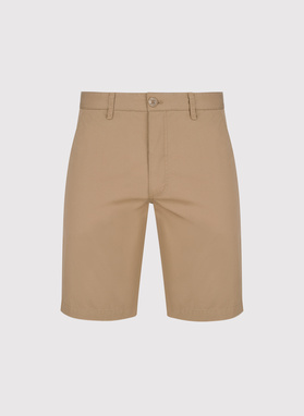 Bawełniane beżowe szorty męskie
