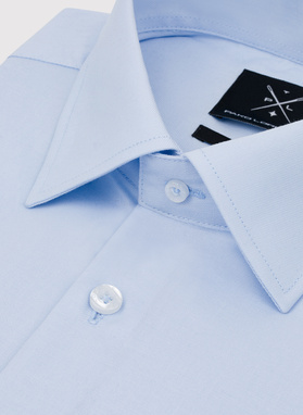 Błękitna koszula bawełniana