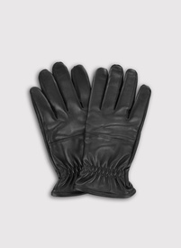 Czarne rękawiczki męskie