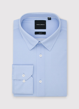 Dzianinowa koszula męska mikrowzór