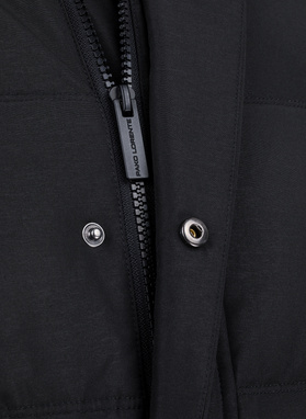 Czarna puchowa kurtka męska