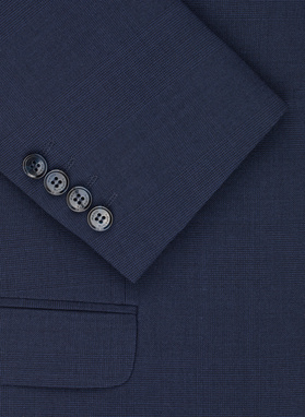 Dwuczęściowy garnitur męski w kolorze granatowym