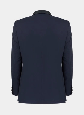 Ślubny granatowy smoking męski