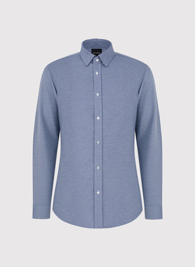 Niebieska koszula melanż