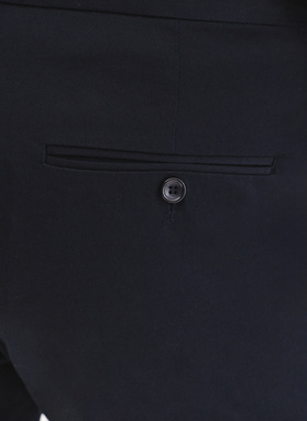 Granatowe szorty męskie z bawełną