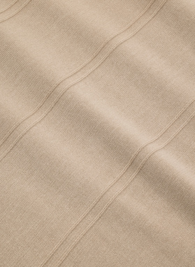 Beżowe polo swetrowe