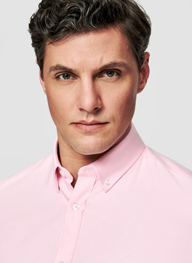 Różowa koszula męska