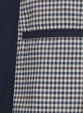 Wiosenny płaszcz męski w kolorze granatowym