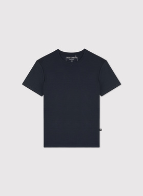 Granatowy t-shirt męski