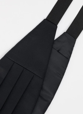 Ślubny czarny smoking męski