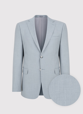 Błękitny garnitur męski