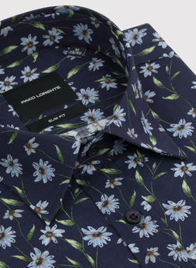 Bawełniana koszula w kwiaty