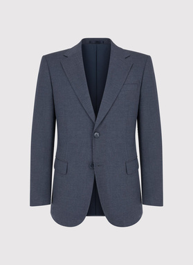 Granatowy garnitur męski