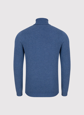 Golf męski w niebieskim kolorze