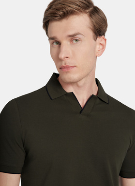 T-shirt polo zielony