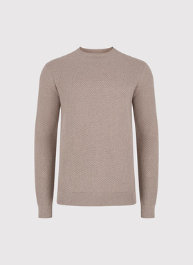 Sweter męski w kolorze beżowym