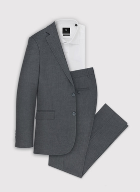 Szare eleganckie spodnie męskie